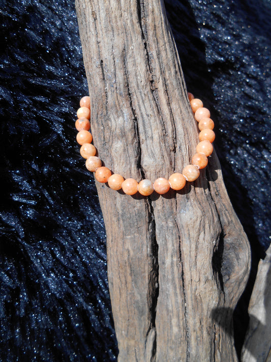 Bracelet Calcite orange