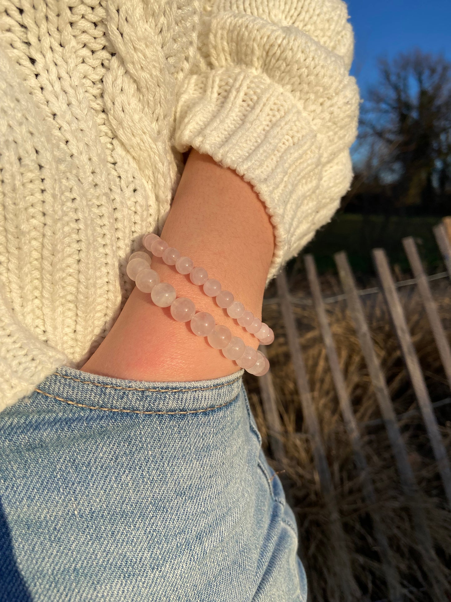 Bracelet Quartz rose